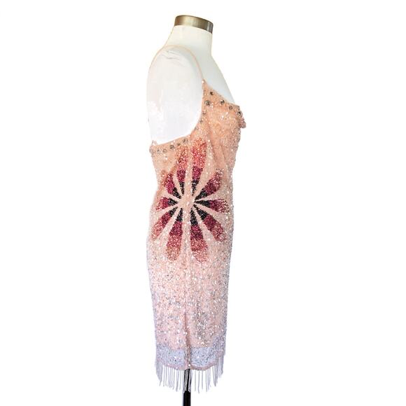 Tularosa Pink Sequin Mini Dress - Picture 4 of 13
